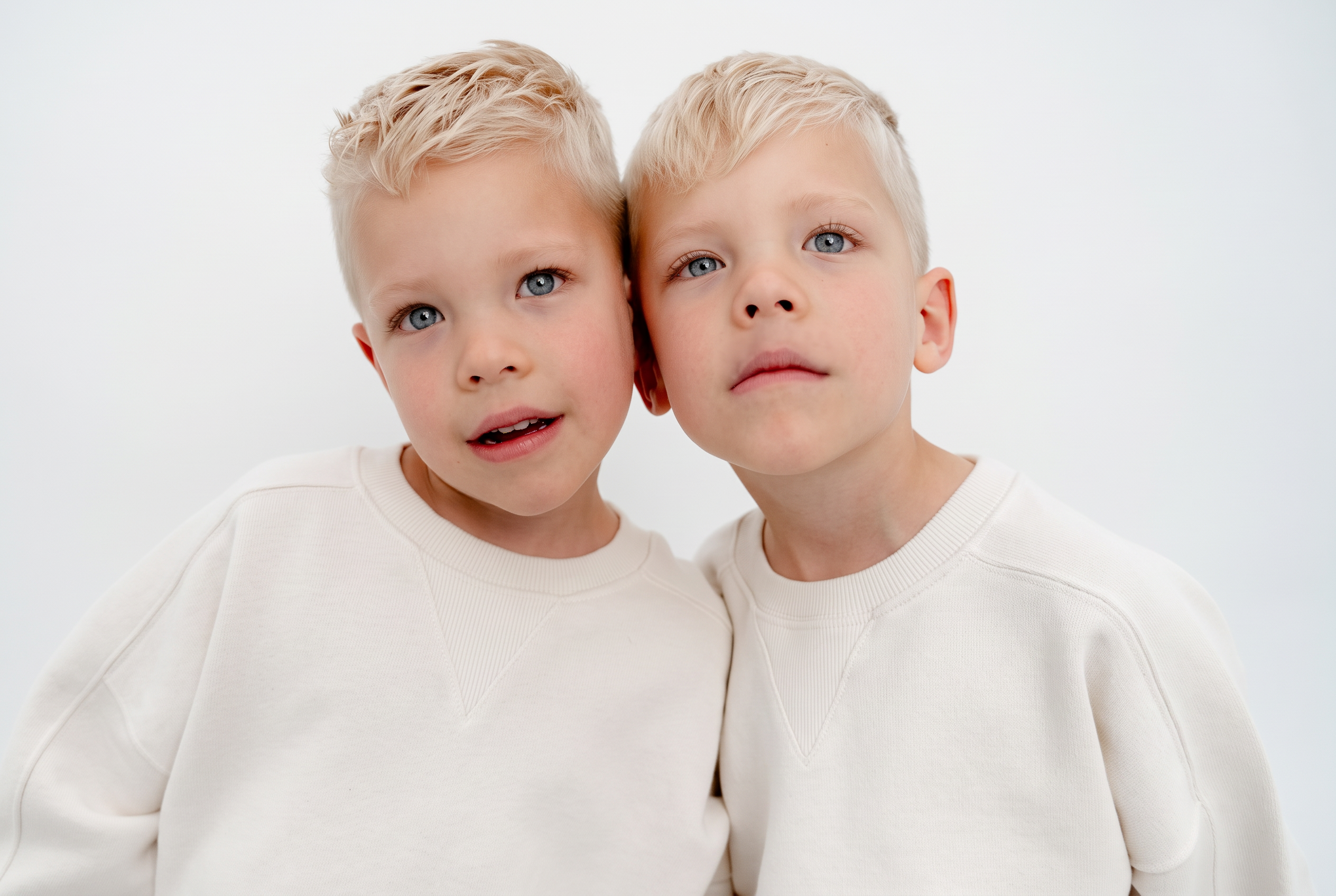 Original studio portrait of Dane and River together